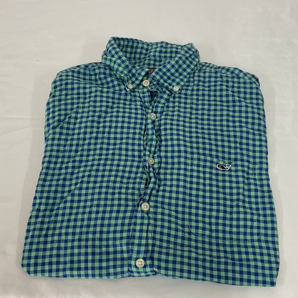 EUC Mens long sleeve button down vineyard vines shirt
